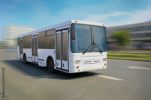 white city bus