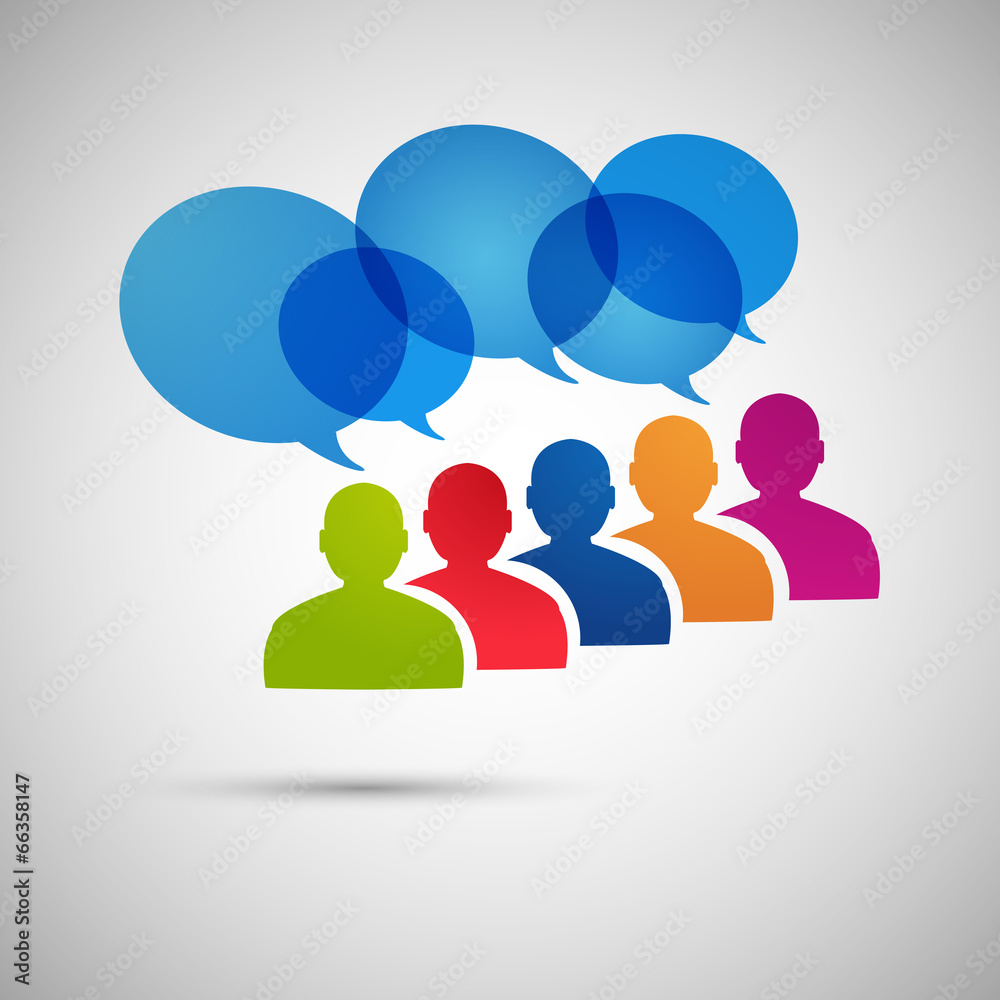 Vector speech dialog people eps Vector speech dialog people eps