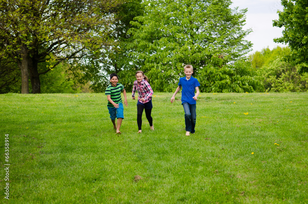 Obraz premium fangen spielen