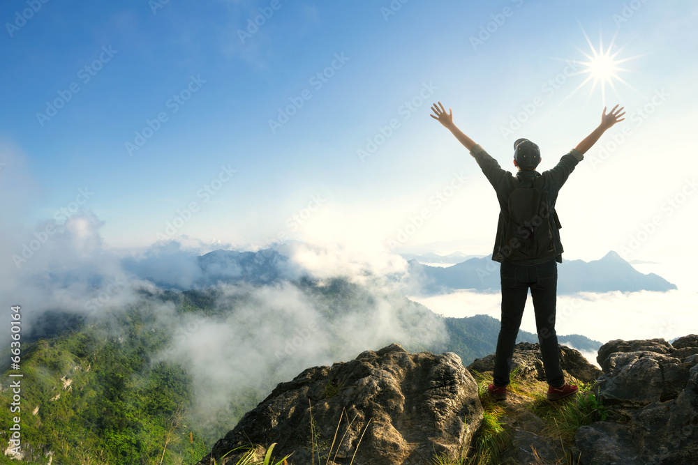 Top of a mountain Top of a mountain