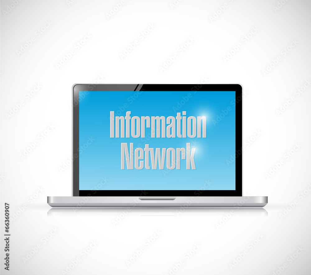 laptop information network sign illustration laptop information network sign illustration