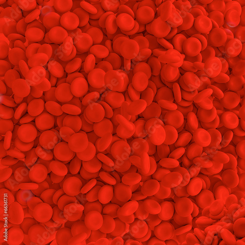 Blood cells - 3d Rendering