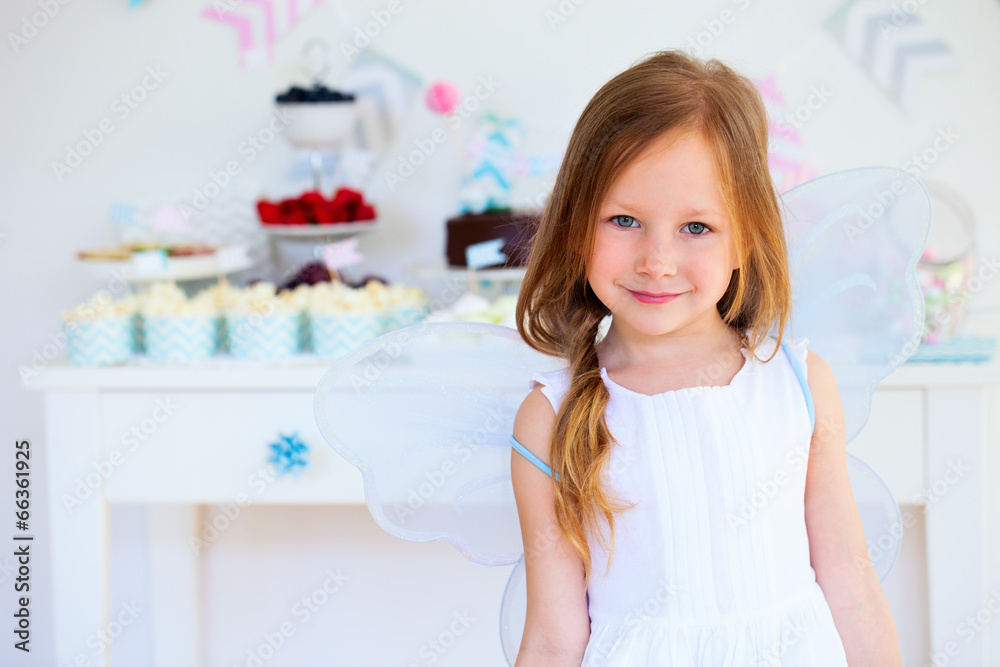 Little fairy on birthday party Little fairy on birthday party
