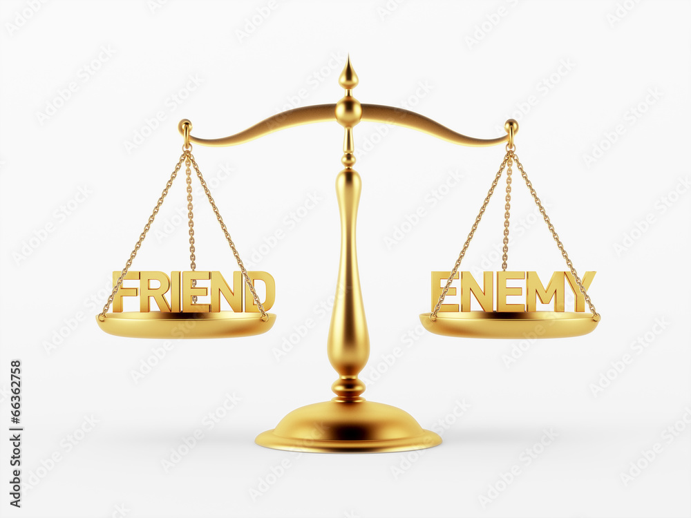 Friend and Enemy Justice Scale Concept Friend and Enemy Justice Scale Concept