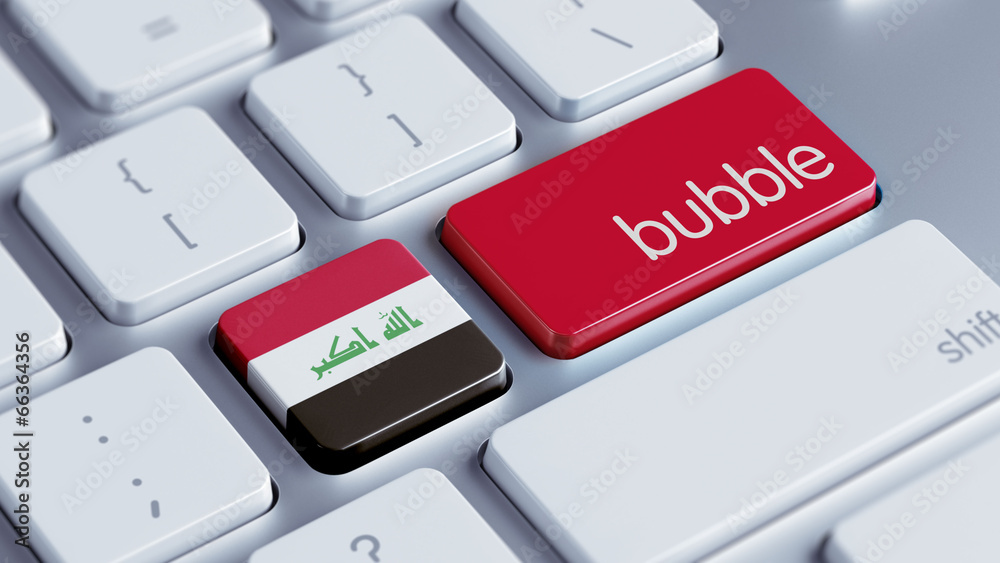 Fototapeta premium Iraq Bubble Concept