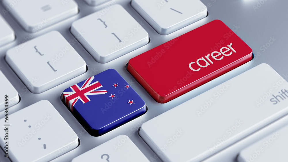 Fototapeta premium New Zealand Career Concept