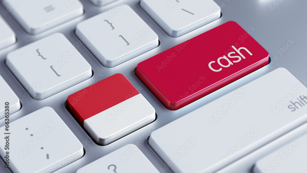 Fototapeta premium Indonesia Cash Concept