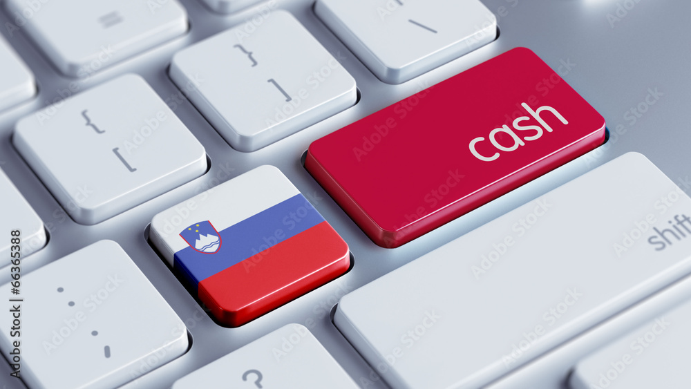 Fototapeta premium Slovenia Cash Concept