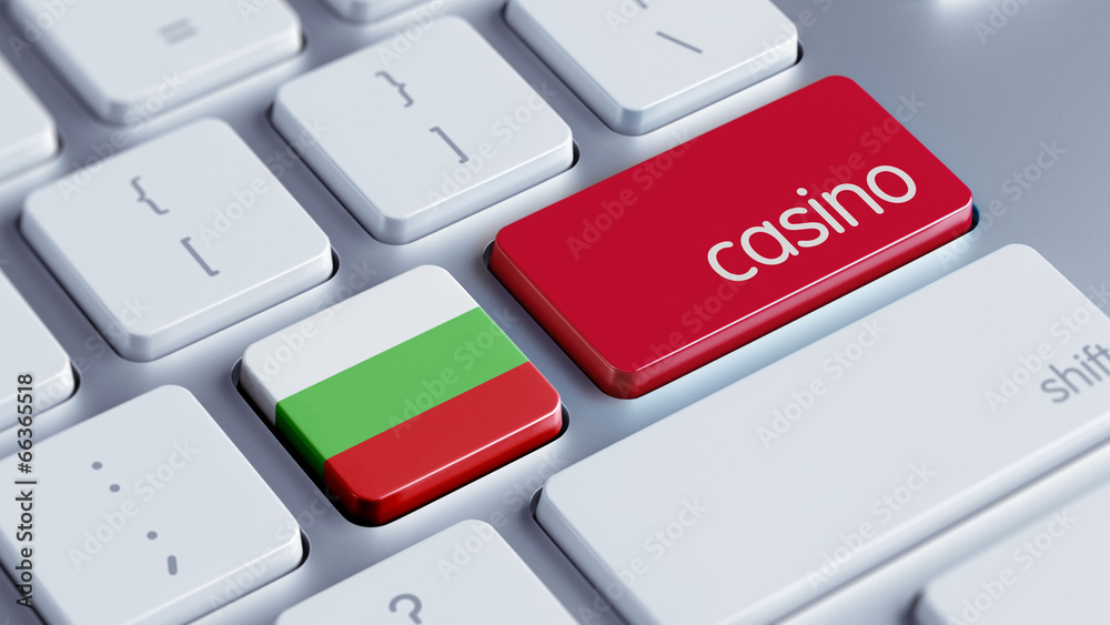 Fototapeta premium Bulgaria Casino Concept