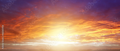 Fotografia, Obraz Bright sun in sky.