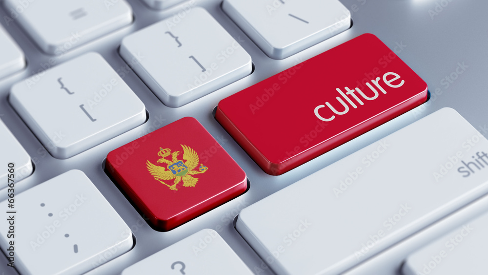 Fototapeta premium Montenegro. Culture Concept.