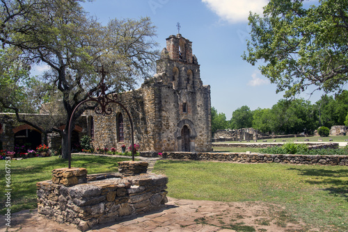 Mission Espada in the San Juan Mission National Park, Texas