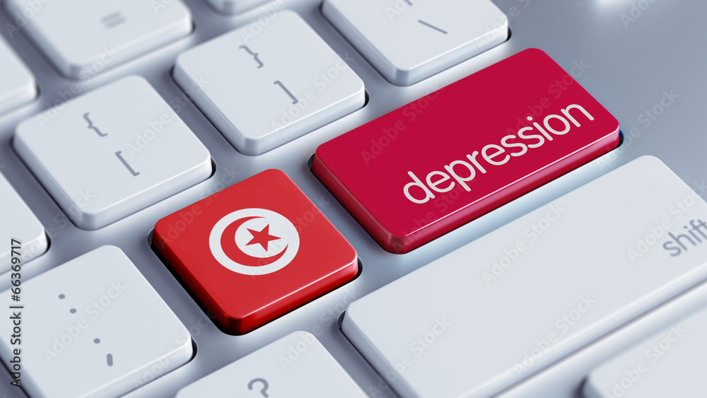 Fototapeta premium Tunisia Depression Concept.