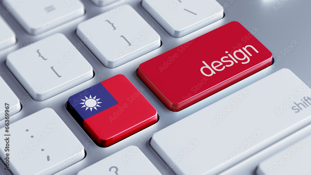 Fototapeta premium Taiwan Design Concept
