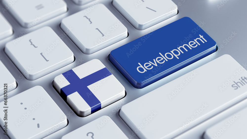 Fototapeta premium Finland Development Concept