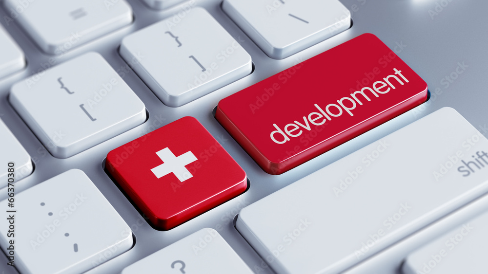 Fototapeta premium Switzerland Development Concept