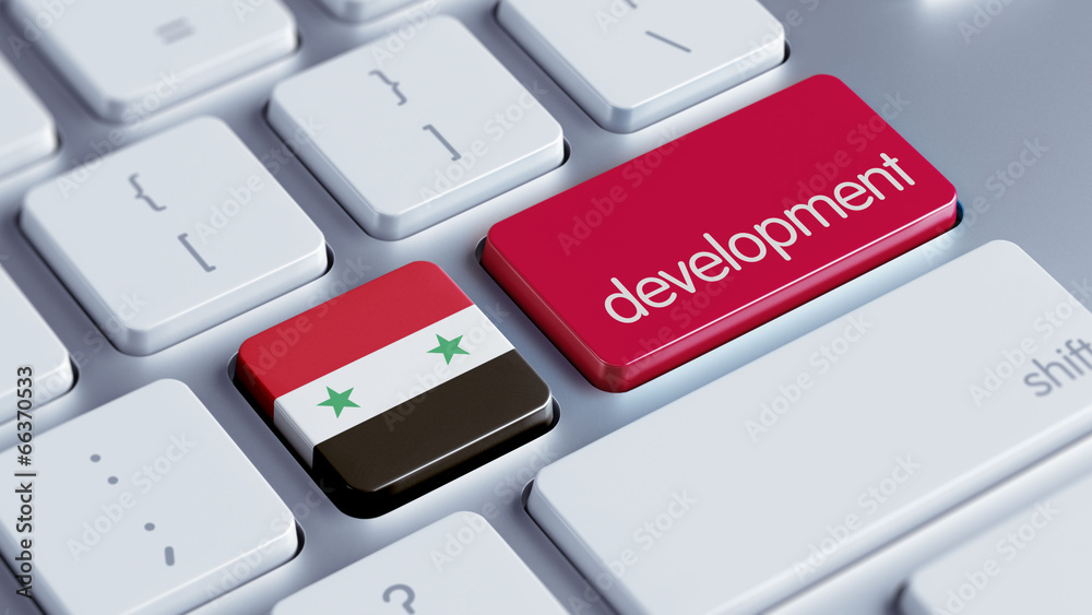 Fototapeta premium Syria Development Concept