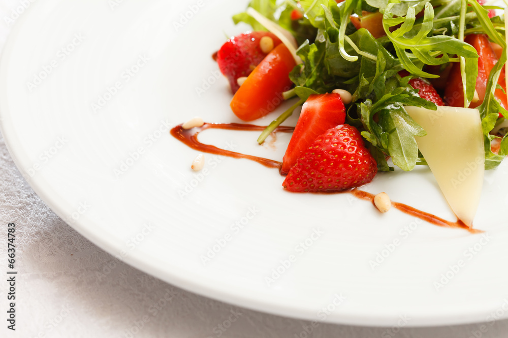salad with strawberries salad with strawberries