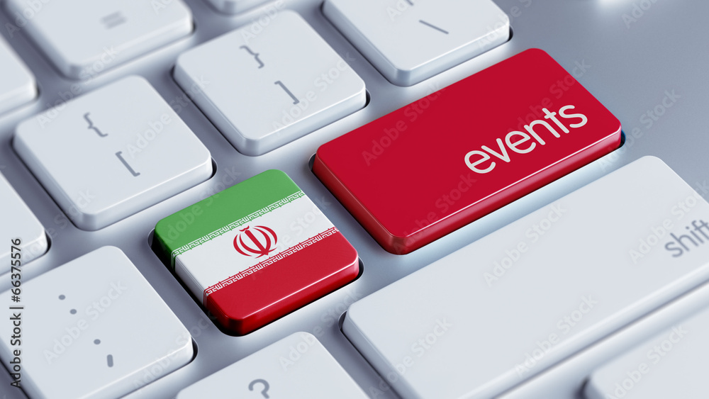 Fototapeta premium Iran Events Concept