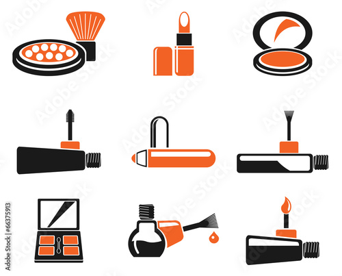make-up products icons
