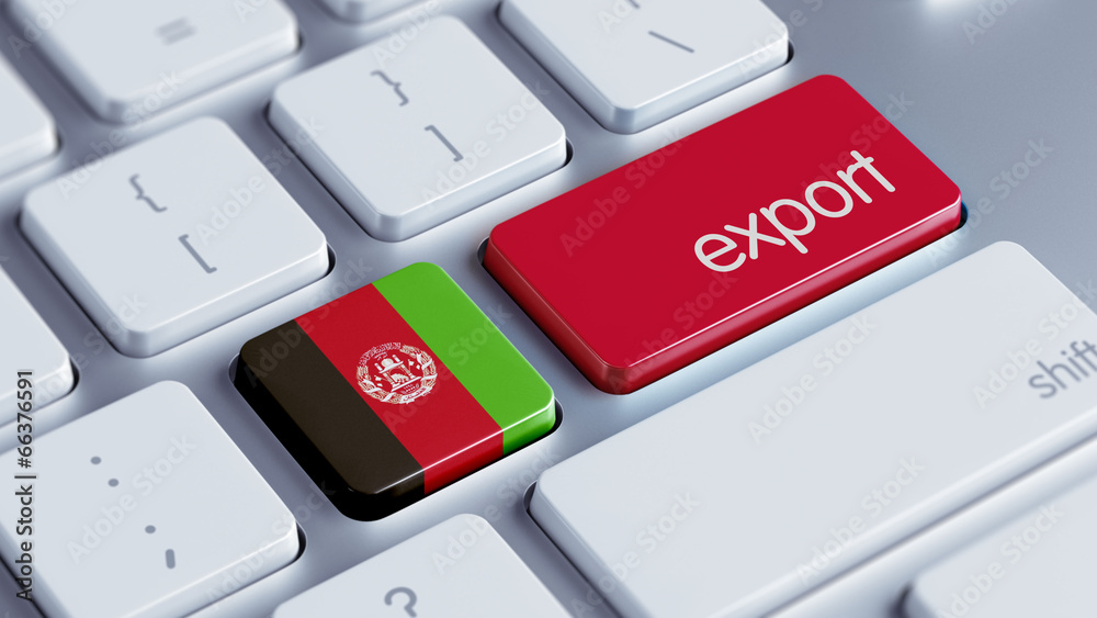 Fototapeta premium Afghanistan. Export Concept