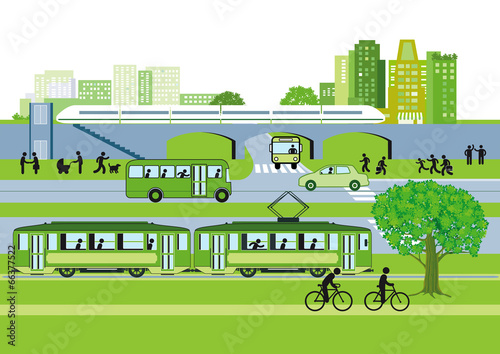 Nahverkehr in der Stadt