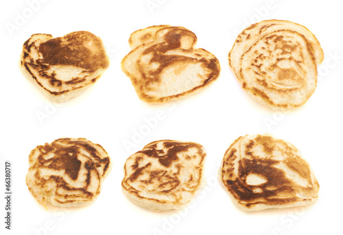Small pancakes isolated