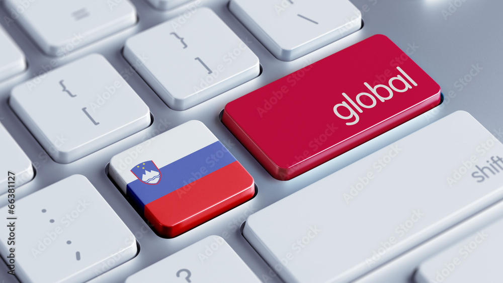 Fototapeta premium Slovenia Global Concept