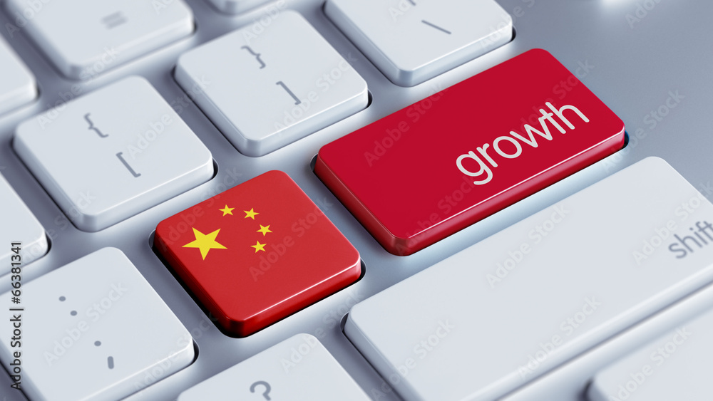 Fototapeta premium China Growth Concept.