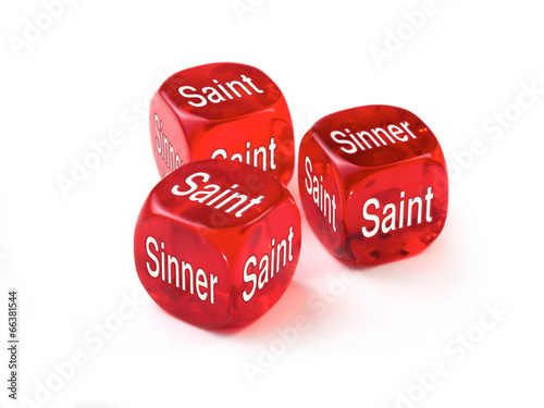 Vászonkép Wall of Dice