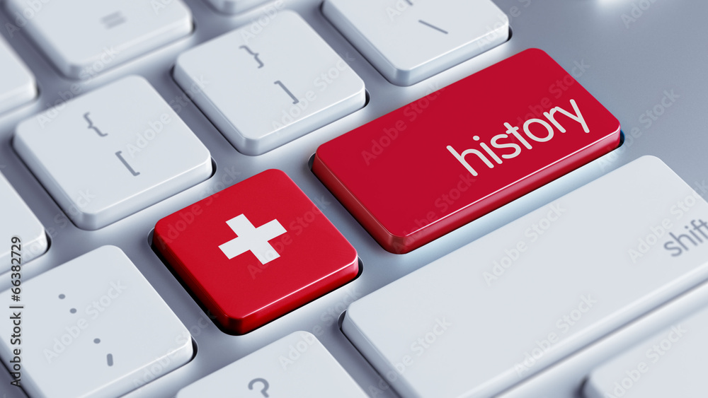 Fototapeta premium Switzerland History Concept.