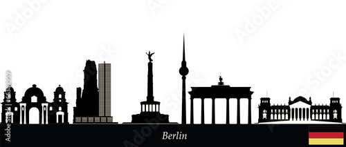 Photography berlin city skyline