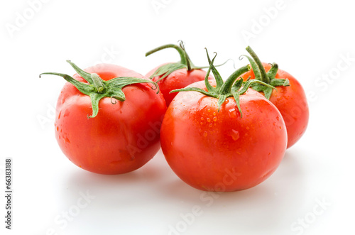 Tomato isolated on white