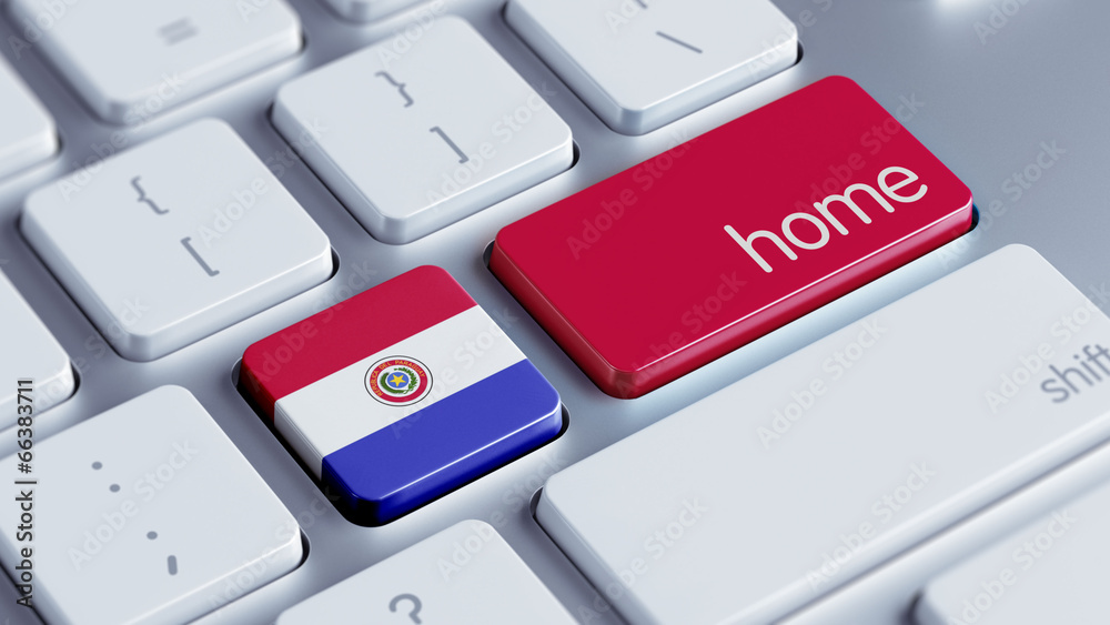 Fototapeta premium Paraguay Home Concept