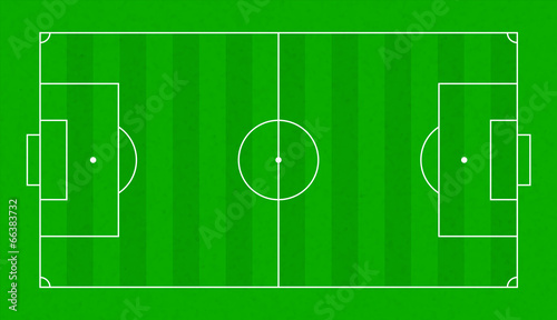 Textured grass soccer field. Football green field vector
