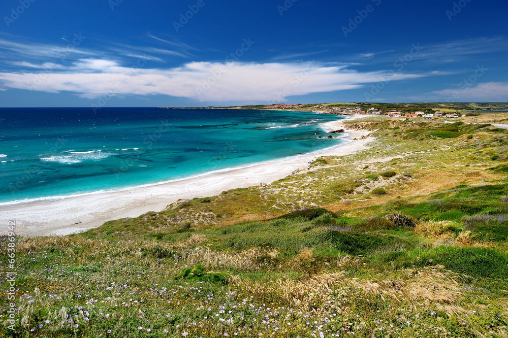 Beautiful landscape of the coast of Sardinia