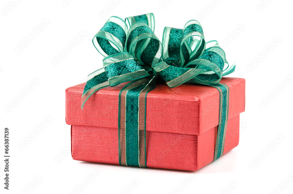 Obraz premium Gift box isolated white background