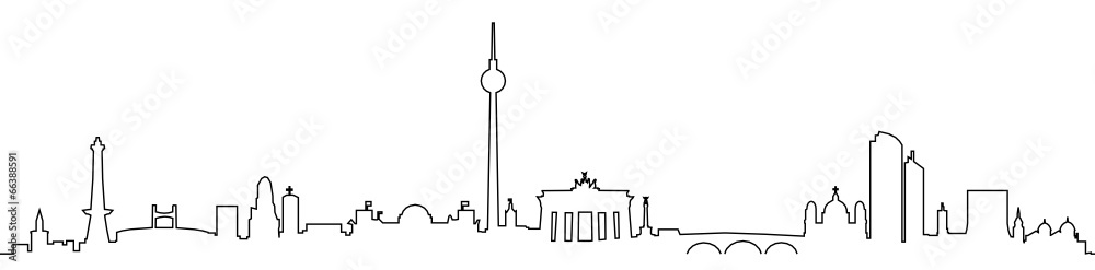 Obraz premium Skyline Berlin