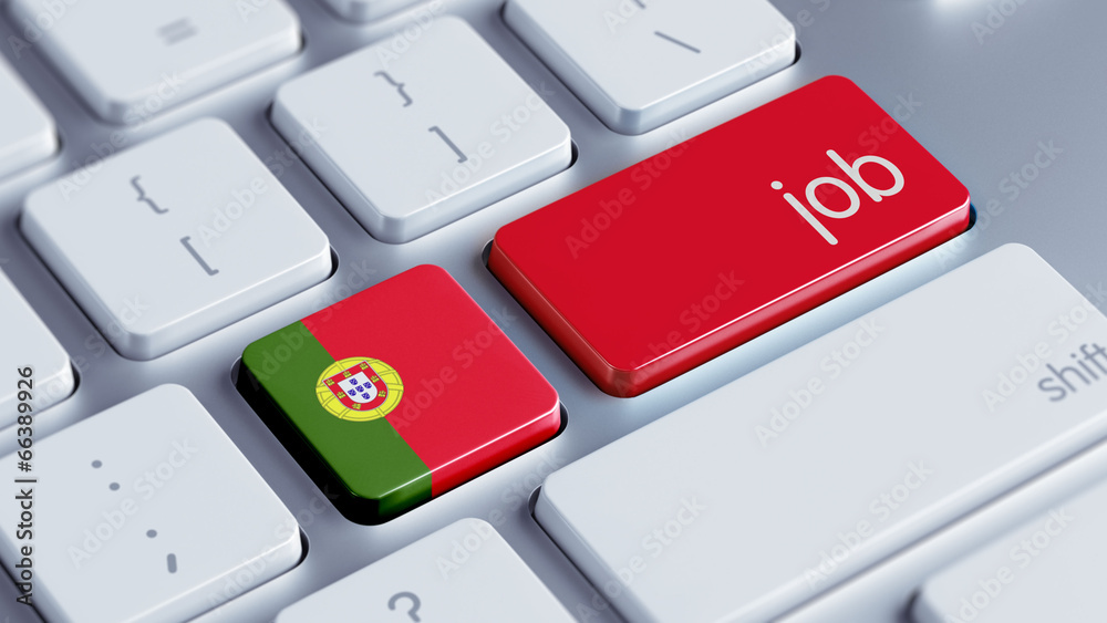 Fototapeta premium Portugal Job Concept