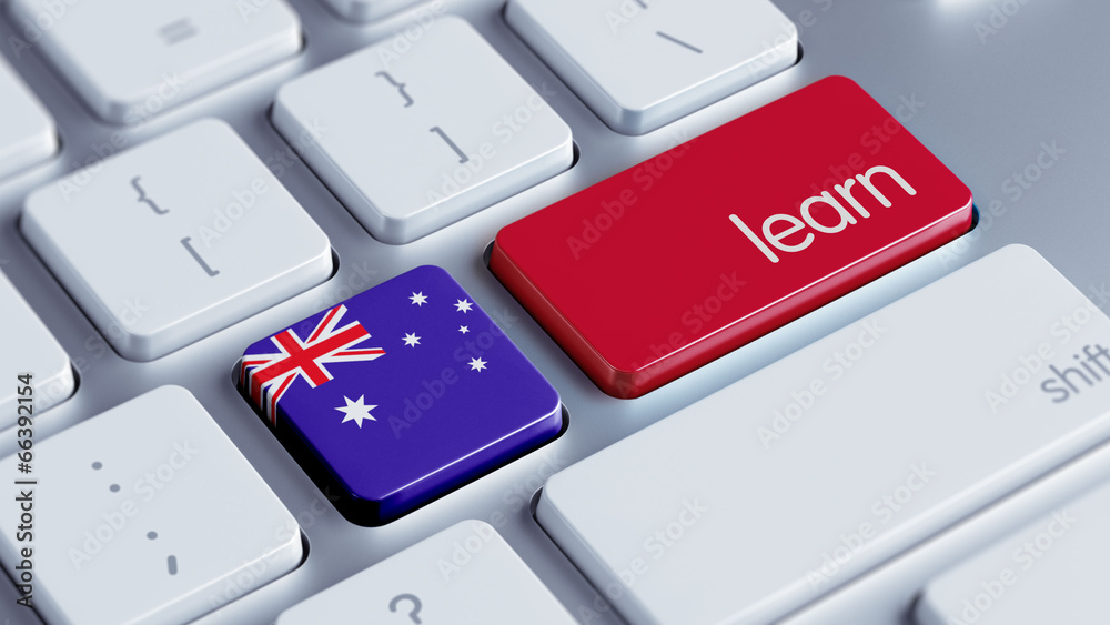 Fototapeta premium Australia Learn Concept