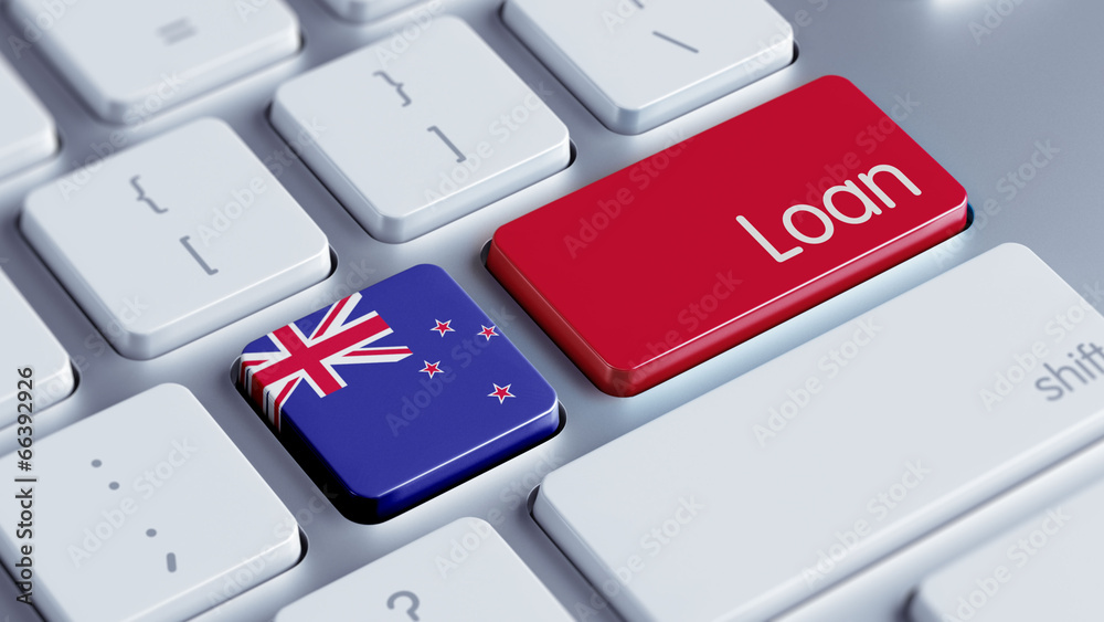 Fototapeta premium New Zealand Loan Concept