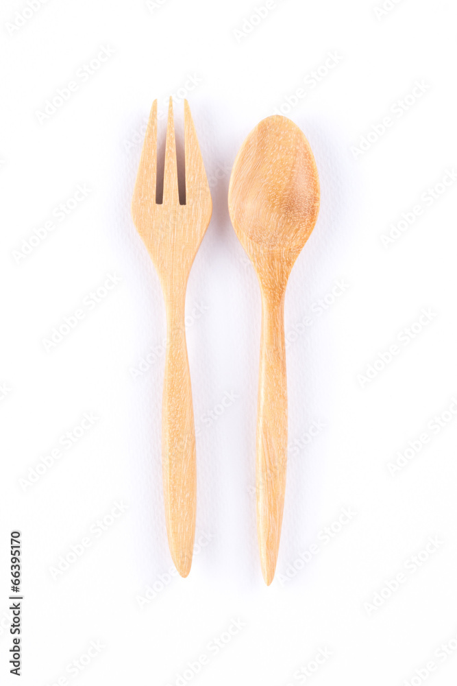 Wooden spoon and fork Wooden spoon and fork