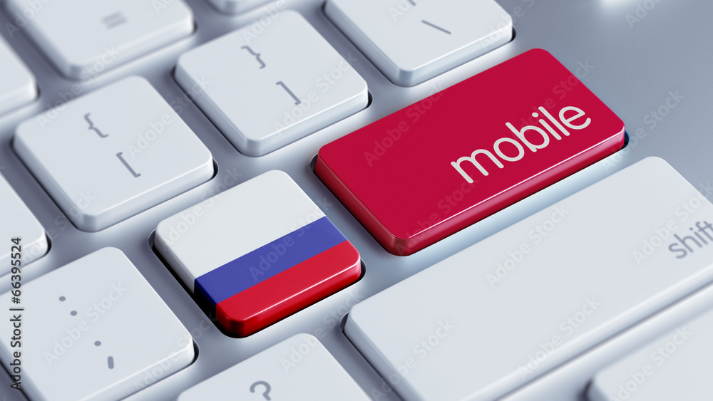 Fototapeta premium Russia Mobile Concept