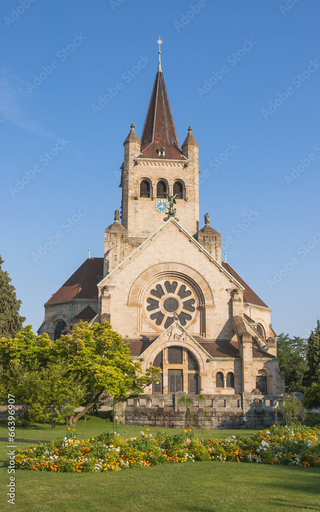 Basel, Altstadt, Pauluskirche, Kirche, Sommer, Schweiz