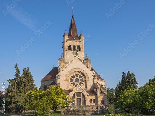 Basel, Altstadt, Pauluskirche, Park, Hochzeit, Schweiz