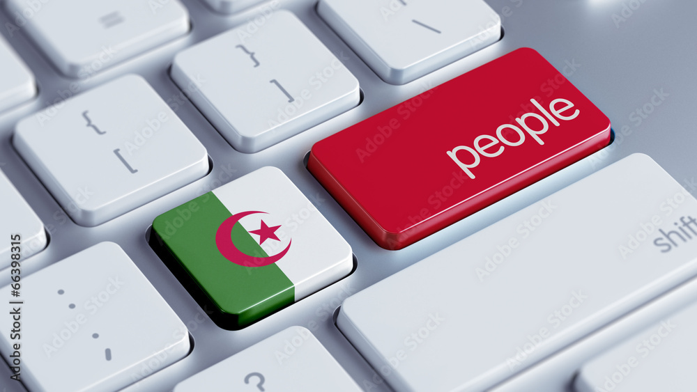 Fototapeta premium Algeria People Concept