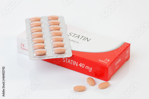 Pack of Statins - anti cholesterol drugs photo