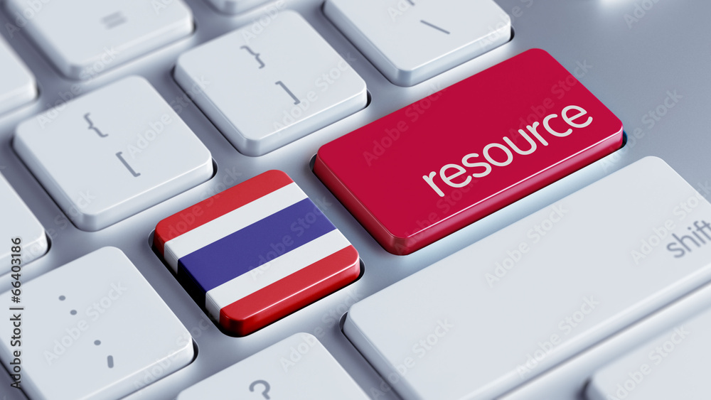 Fototapeta premium Thailand Resource Concept