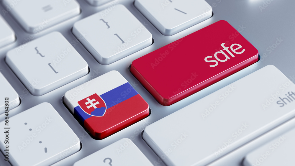 Fototapeta premium Slovakia Safe Concept