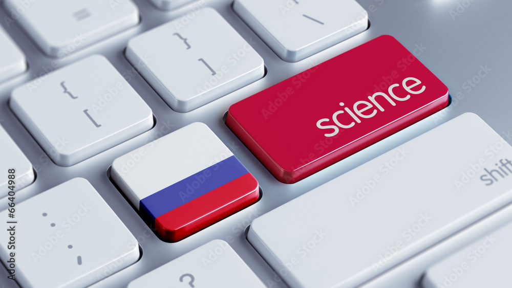 Fototapeta premium Russia Science Concept